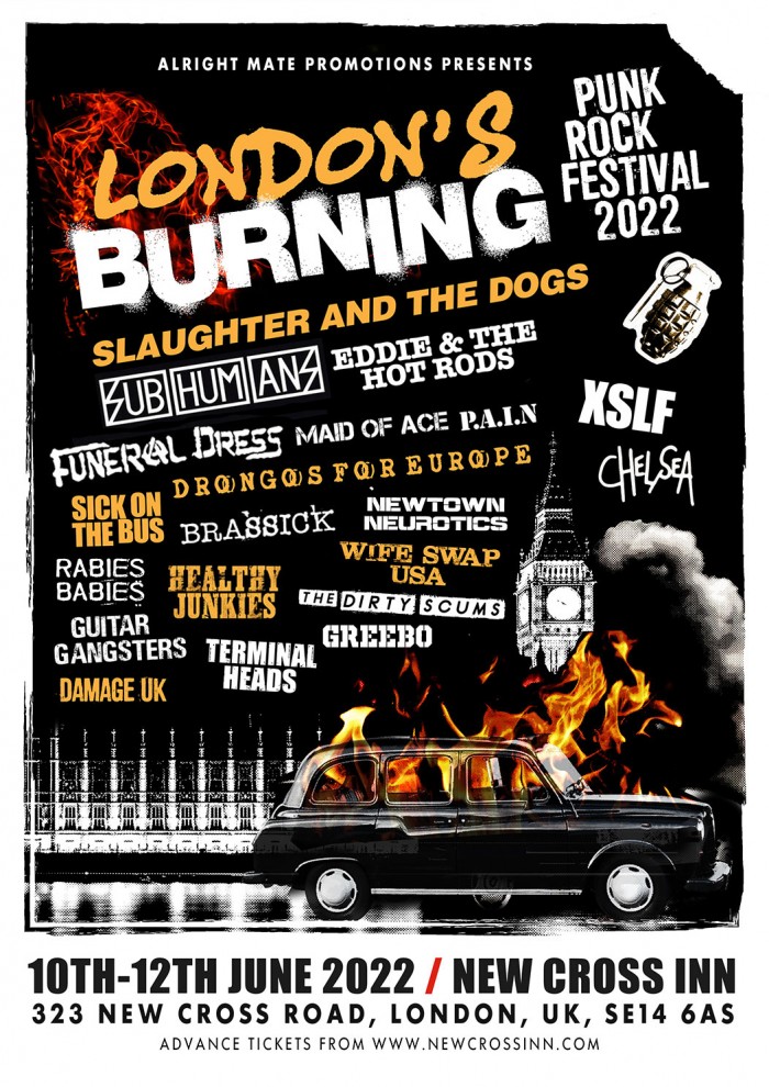 London's Burning Punk Rock Festival 2022