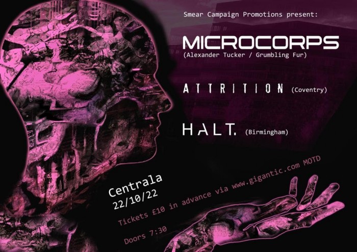 MICROCORPS / ATTRITION / HALT. tickets