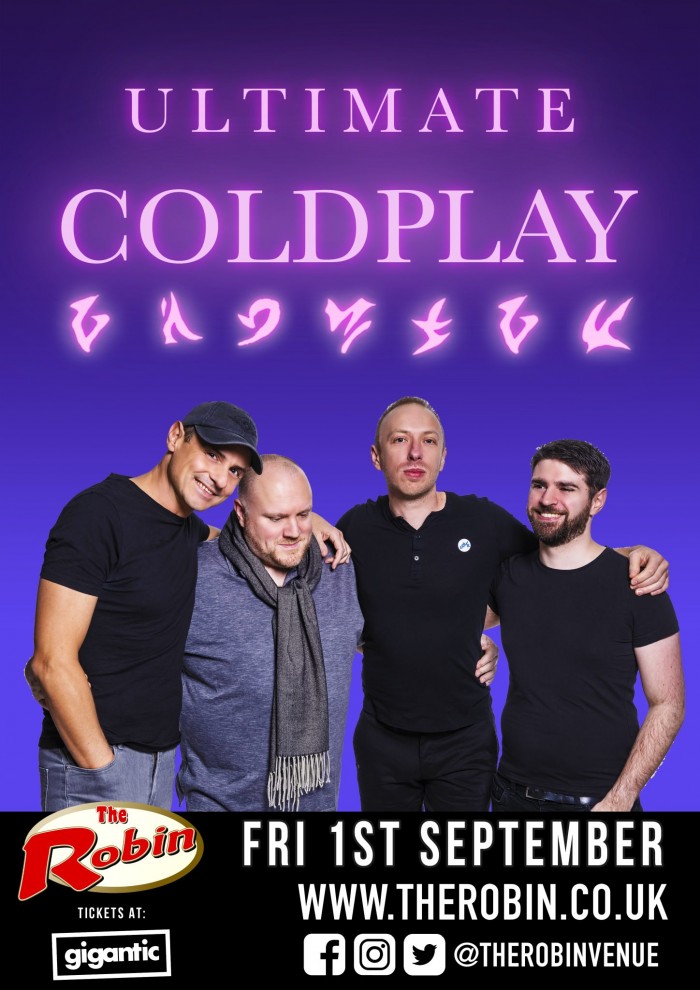 Ultimate Coldplay Tickets The Robin, Wolverhampton 01/09/2023 1930