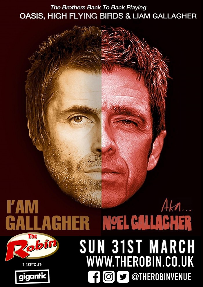 AKA Noel Gallagher Tickets The Robin, Wolverhampton 31/03/2024 1930