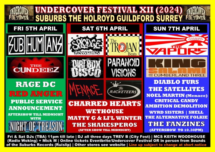 Undercover Festival XII tickets