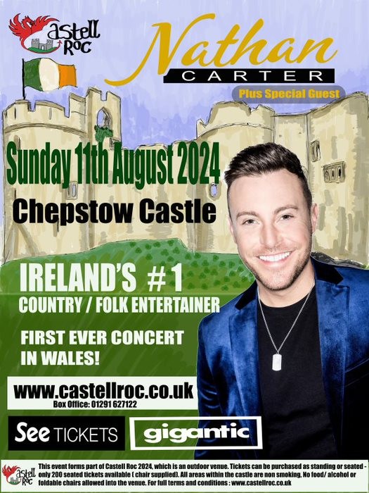 Nathan Carter Tickets Chepstow Castle, Chepstow 11/08/2024 1830