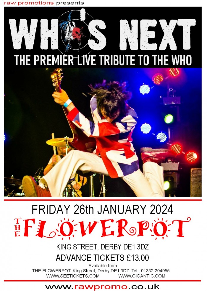 Whos Next Tickets The Flowerpot Derby 26012024 2000 6342