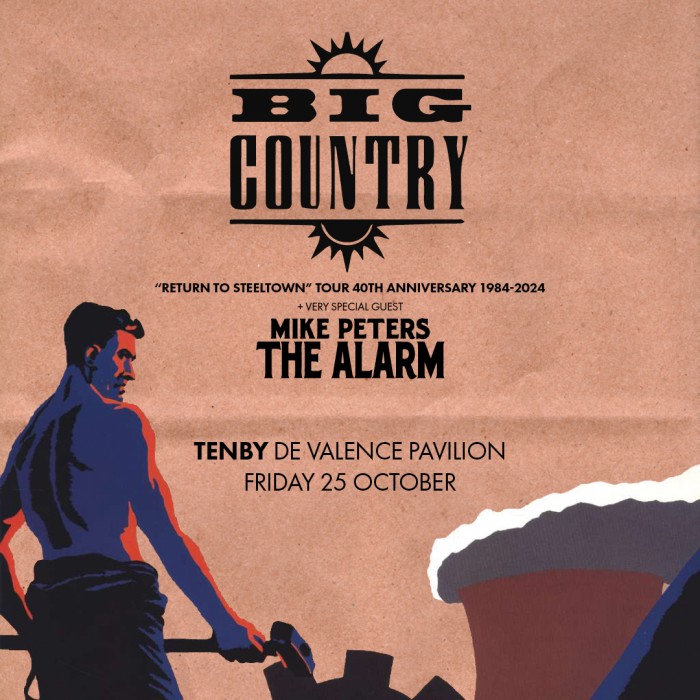 BIG COUNTRY 'RETURN TO STEELTOWN' + MIKE PETERS