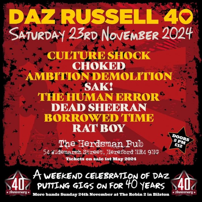DAZ RUSSELL 40 - HEREFORD