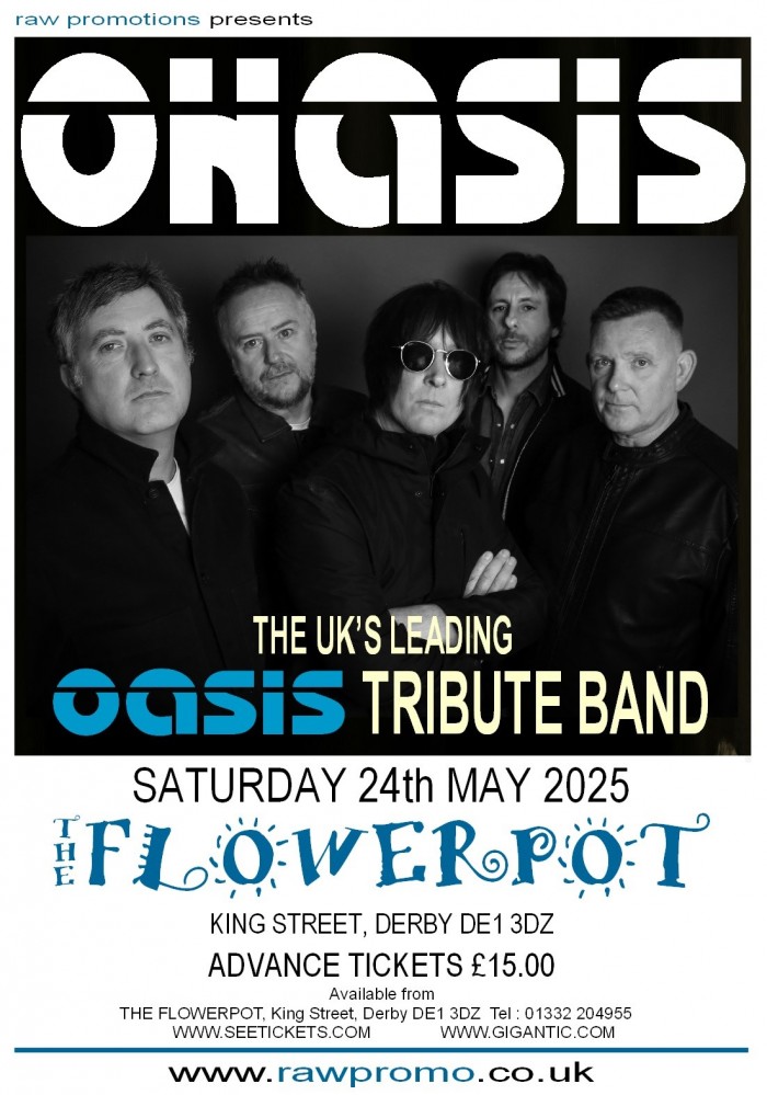 Ohasis Tickets - The Flowerpot, Derby - 24/05/2025 20:00