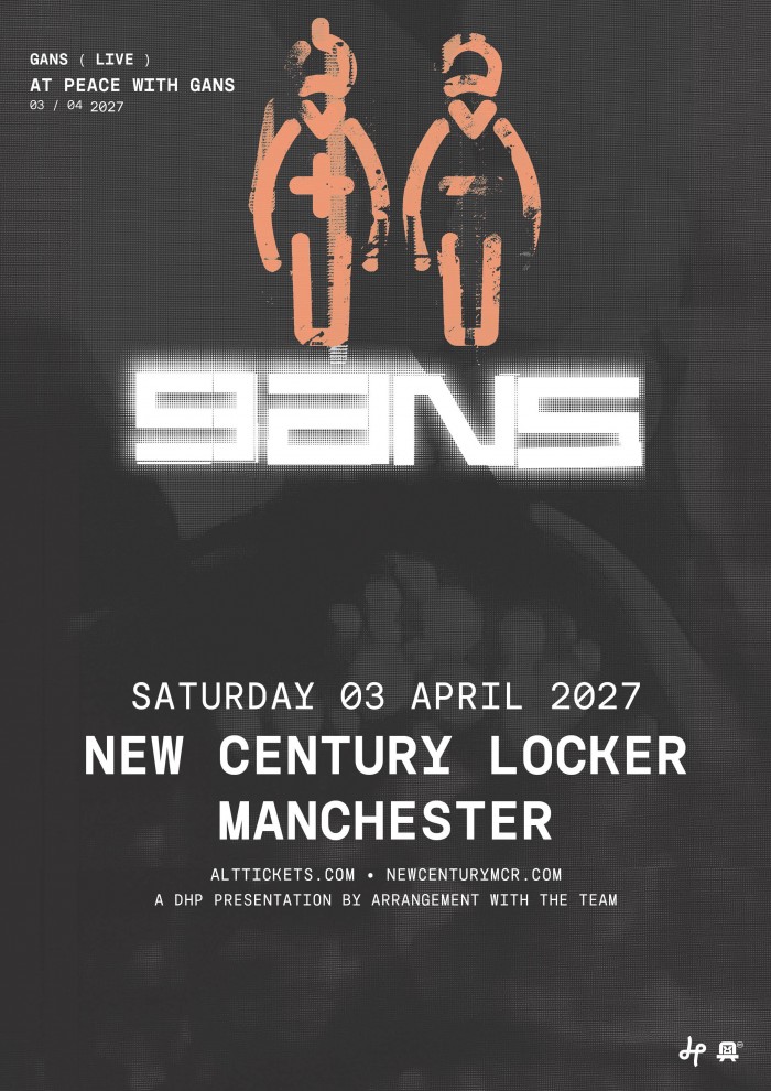 GANS Tickets - New Century Locker, Manchester - 03/04/2027 19:00