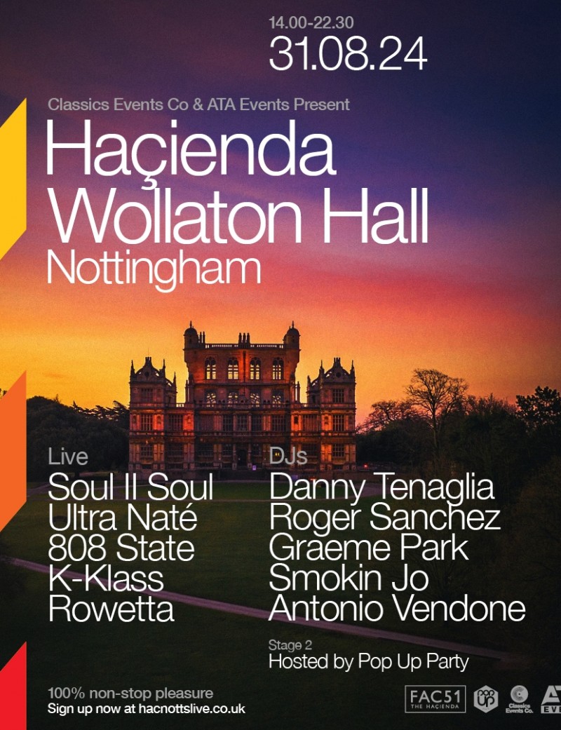 Hacienda Live at Wollaton Hall  tickets