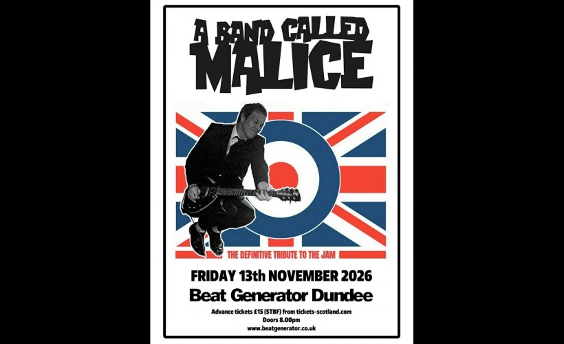 A Band Called Malice  at Beat Generator, Dundee