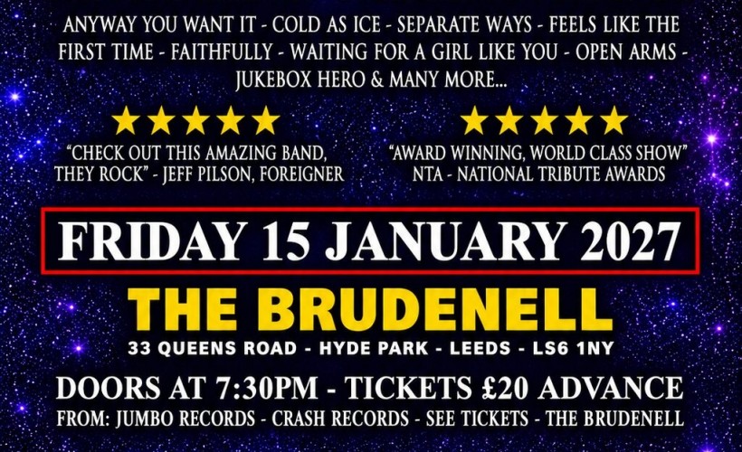 A Foreigners Journey  at Brudenell Social Club, Leeds