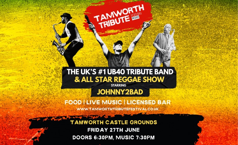 All Star Reggae & UB40 Tribute Show  at Tamworth Castle Grounds, Tamworth