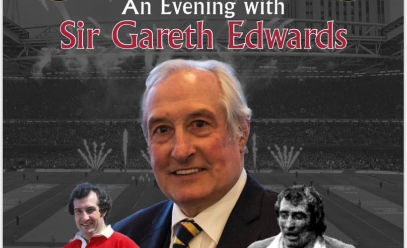 An evening with Sir Gareth Edwards   at Gwyn Hall, Neath