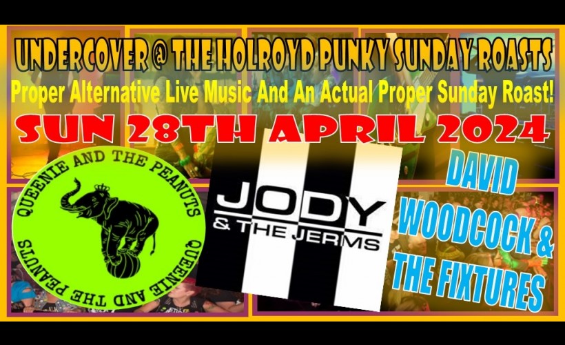(April) Undercover Punky Sunday Roasts at Suburbs The Holroyd (With an actual Sunday Roast)  tickets