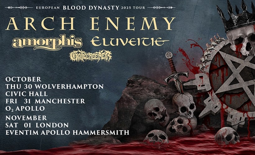 Arch Enemy - Blood Dynasty Tour 2025  at O2 Apollo Manchester, Manchester