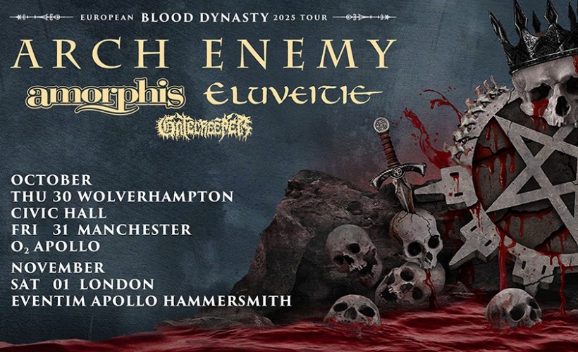 Arch Enemy - Blood Dynasty Tour 2025  at Eventim Apollo, London