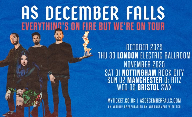 As December Falls  at Electric Bristol, Bristol