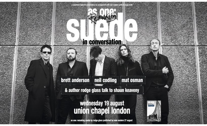 As One: Suede In Conversation tickets