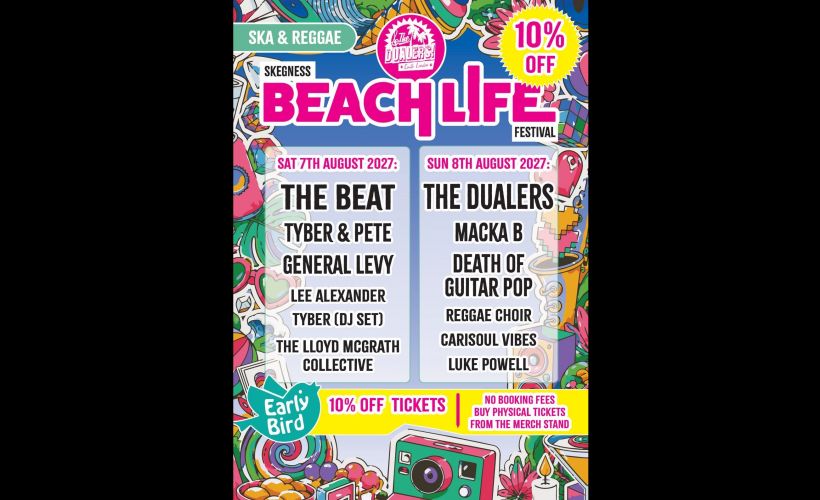Beach Life Festival 2027   at Beachcomber Beach, Skegness