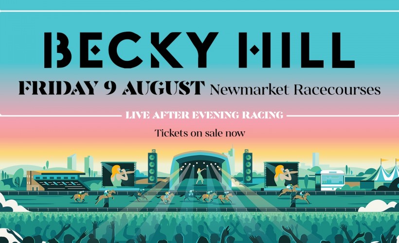 Becky Hill  at Newmarket Racecourses, Newmarket