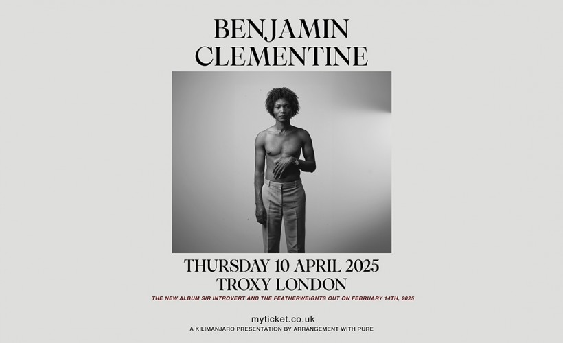 Benjamin Clementine  at Troxy, London