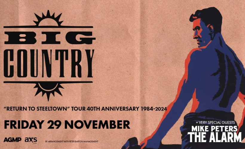 Big Country 'Return To Steeltown'  at Dreamland Ballroom, Margate