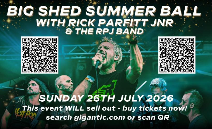 Big Shed Summer Ball with Rick Parfitt Jnr & the RPJ Band  at The Big Shed at The Trent Navigation, Nottingham