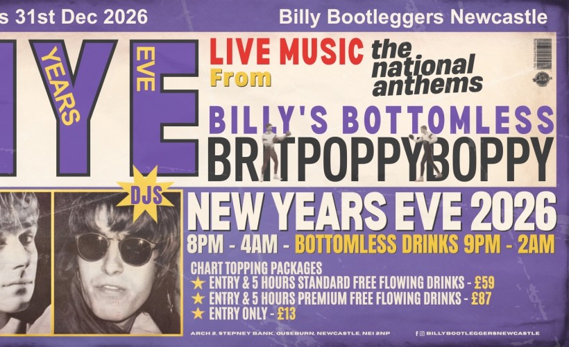 Billy’s Bottomless Britpoppy Boppy - New Year’s Eve 2026