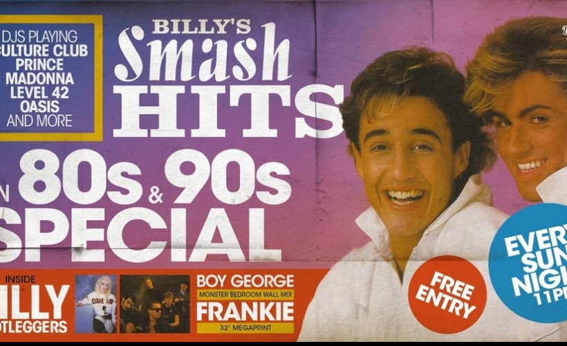 Billy's Smash Hit!- Sunday Nights @ Billy's tickets