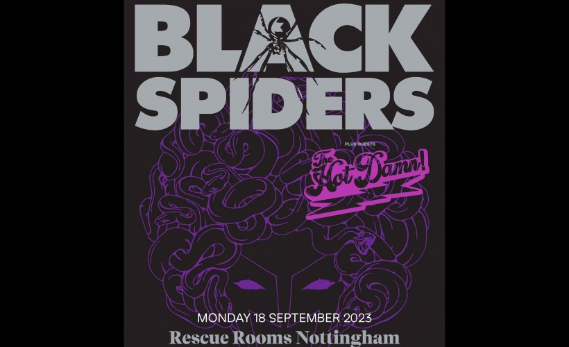 Black Spiders  at Rescue Rooms, Nottingham