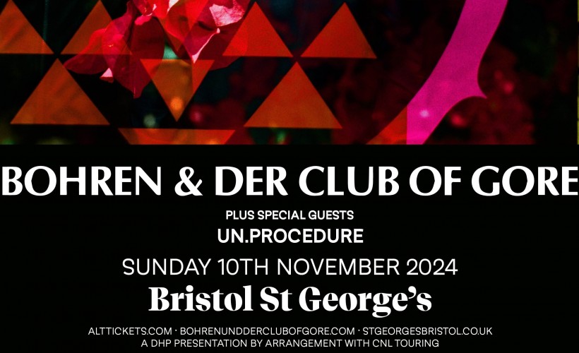 Bohren & der Club of Gore  at St Georges Bristol, Bristol