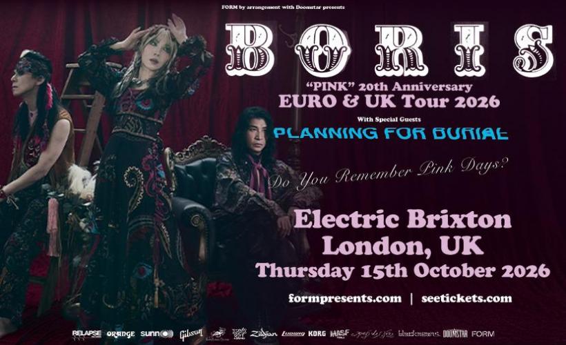 BORIS - PINK 20TH ANNIVERSARY UK TOUR  at Electric Brixton, London