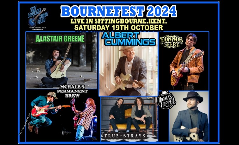 BOURNEFEST 2024  at The Appleyard (aka The Bourne Music Club), Sittingbourne