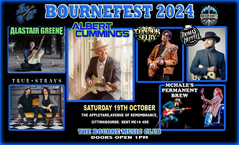 BOURNEFEST 2024  at The Appleyard (aka The Bourne Music Club), Sittingbourne