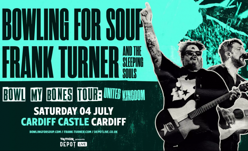 Bowling for Soup + Frank Turner & The Sleeping Souls   at Cardiff Castle, Cardiff