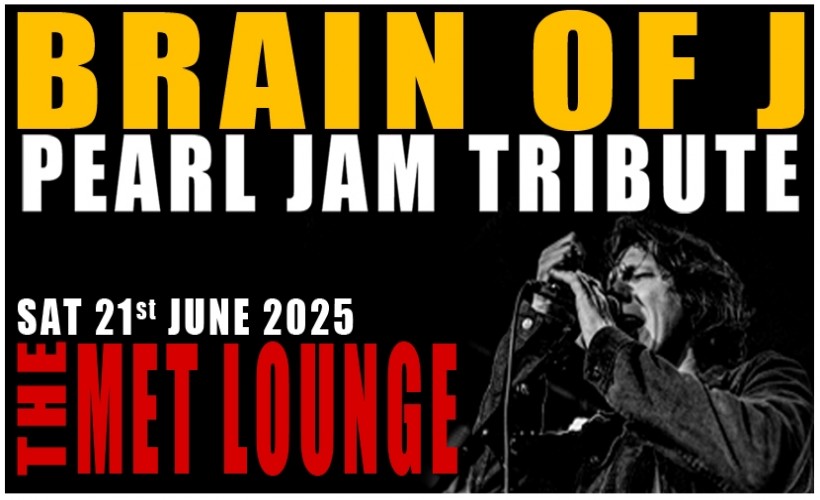 Brain of J - The Pearl Jam Tribute Live  at The Met Lounge, Peterborough