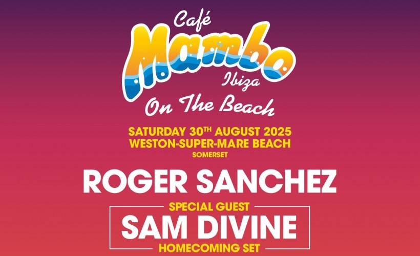 Cafe Mambo Ibiza On The Beach   at Weston Super Mare Beach, Weston Super Mare