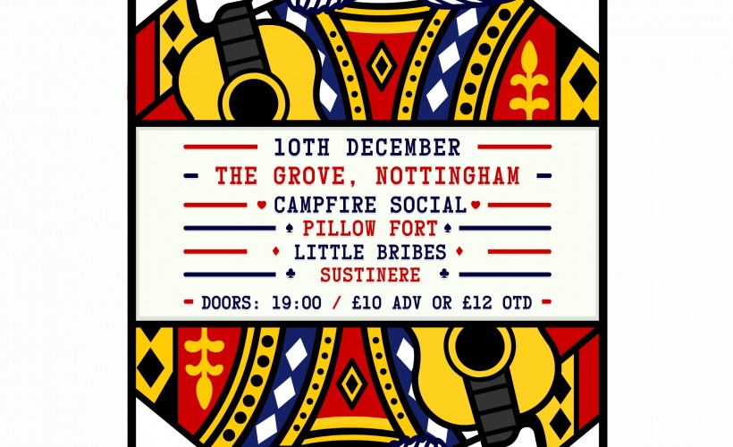 Campfire Social // Pillow Fort // Little Bribes // Sustinere  at The Grove, Nottingham