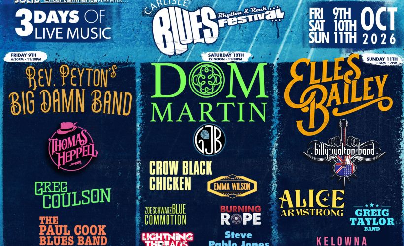  CARLISLE BLUES RHYTHM AND ROCK FESTIVAL 