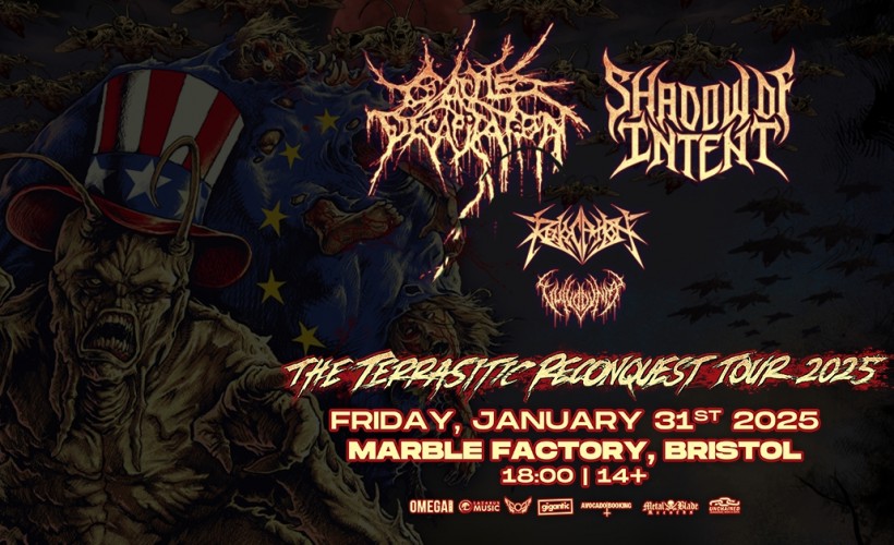 Cattle Decapitation & Shadow of Intent  at The Marble Factory, Bristol