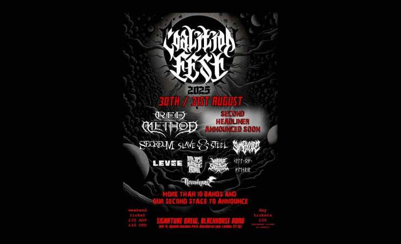 Coalition Fest 2025 | London  at Signature Brew Blackhorse Road, London 