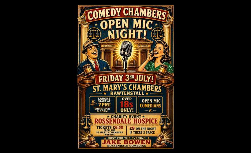 Event image for Comedy Chambers Open Mic Night 