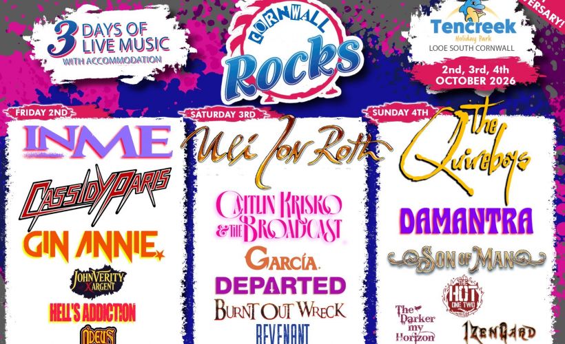 Cornwall Rocks tickets