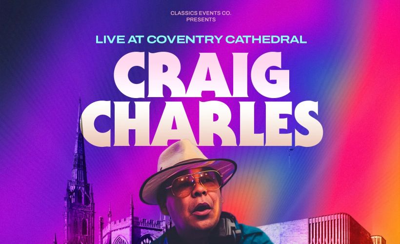 Craig Charles at Coventry Cathedral   at Coventry Cathedral, Coventry