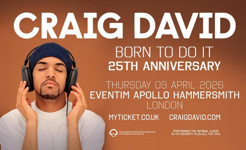 Craig David  at Eventim Apollo, London