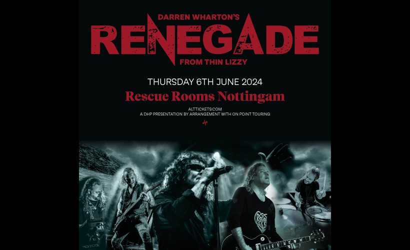 Darren Wharton's Renegade  at Rescue Rooms, Nottingham