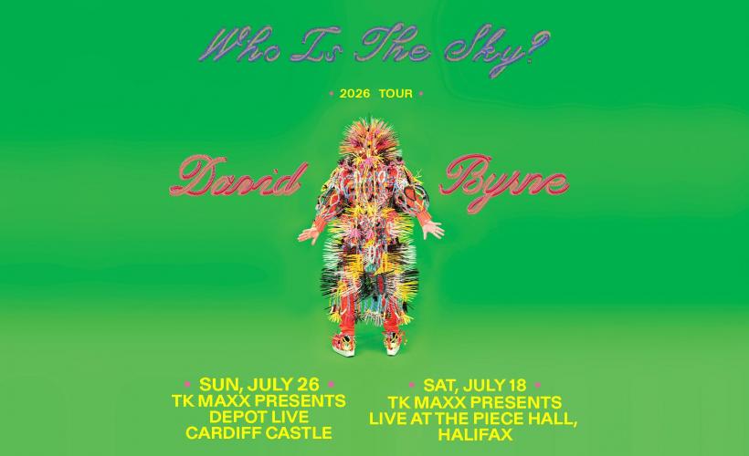 David Byrne - Who Is the Sky UK Tour 2026  at The Piece Hall, Halifax