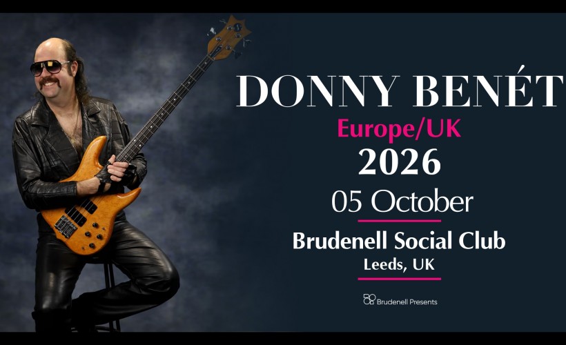 Donny Benét  at Brudenell Social Club, Leeds