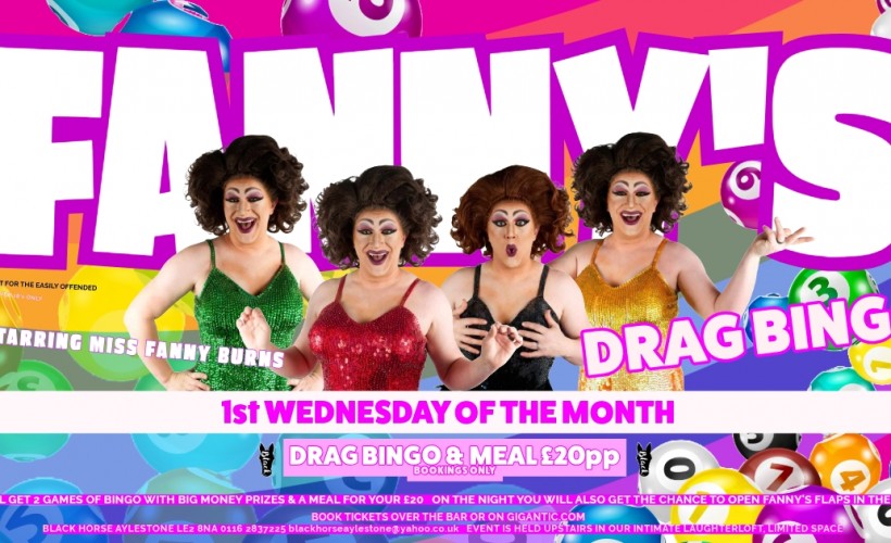 DRAG BINGO WITH FANNY BURNS  at The Black Horse, Leicester