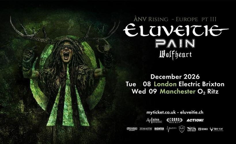 ELUVEITIE - ÀNV RISING - EUROPE Pt. III  at Electric Brixton, London