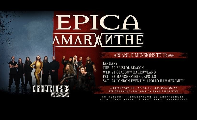 Epica & Amaranthe - Arcane Dimensions Tour 2026  at Bristol Beacon, Bristol